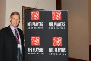 Dr. Sevier speaks with NFL Players Association